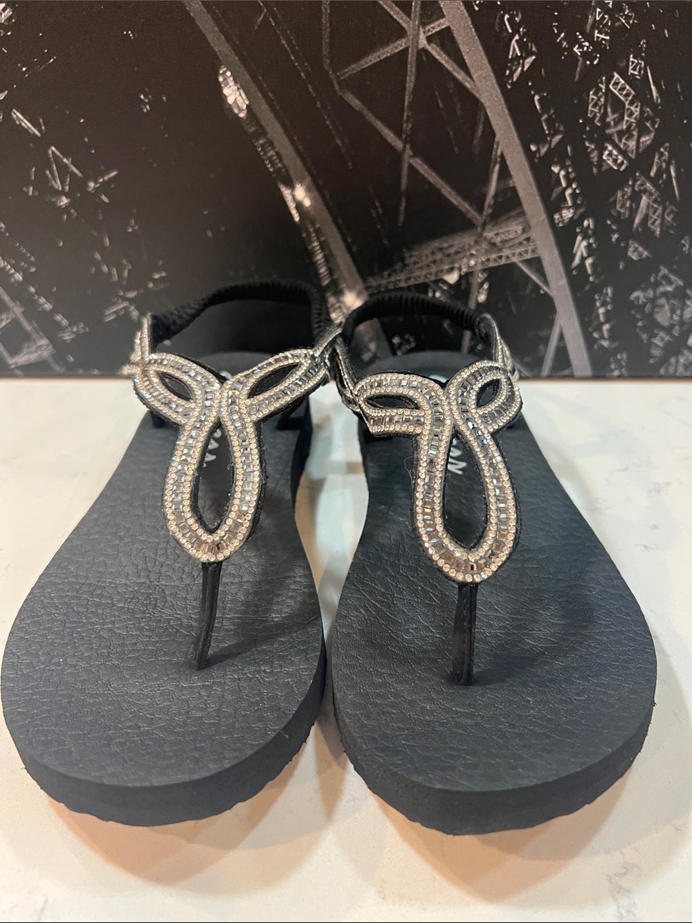SKECHERS Cali Meditation – Evening Dew sandal size 8 - Picture 3 of 15